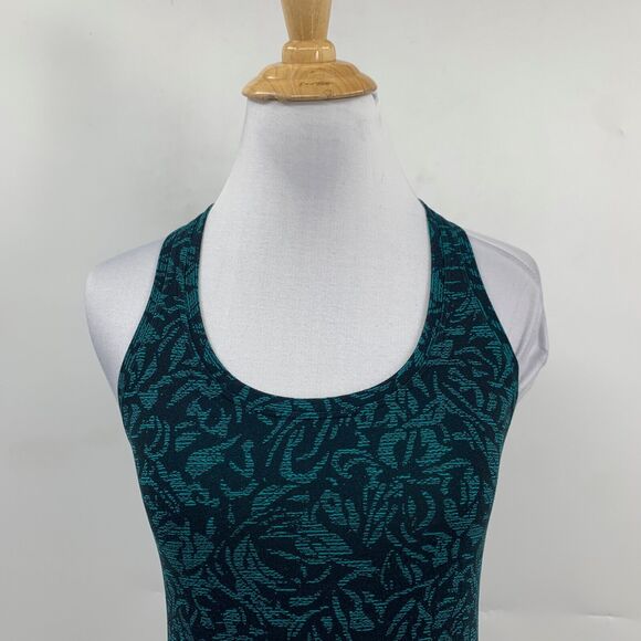 Lululemon Tank Top Womens 4 Multi Cool Racerback 4 Way Stretch Fitted Wicking - Picture 3 of 11